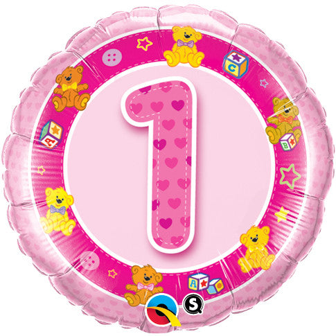 18" - 1 Pink Teddies
