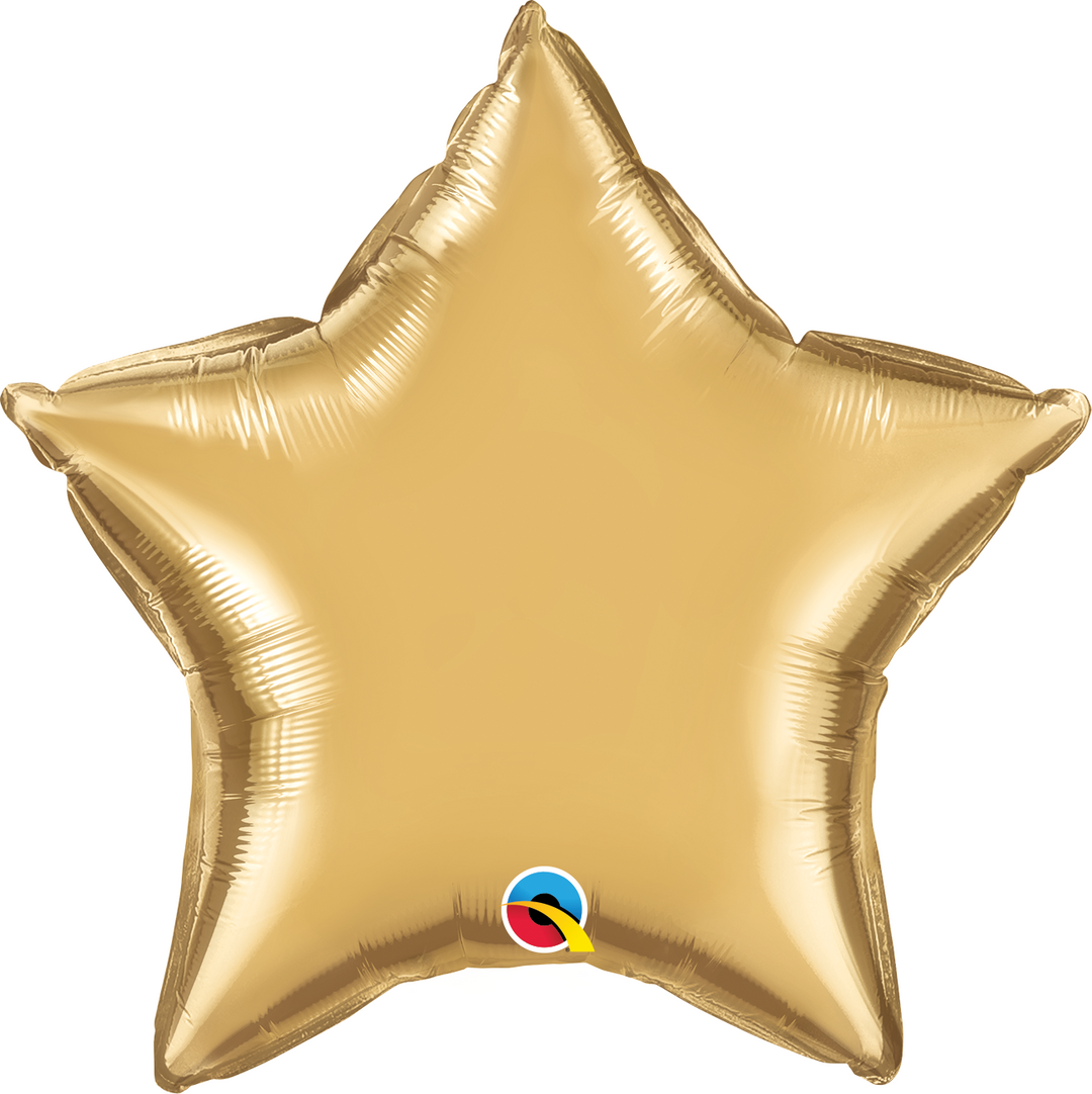 18" - Plain Chrome Star