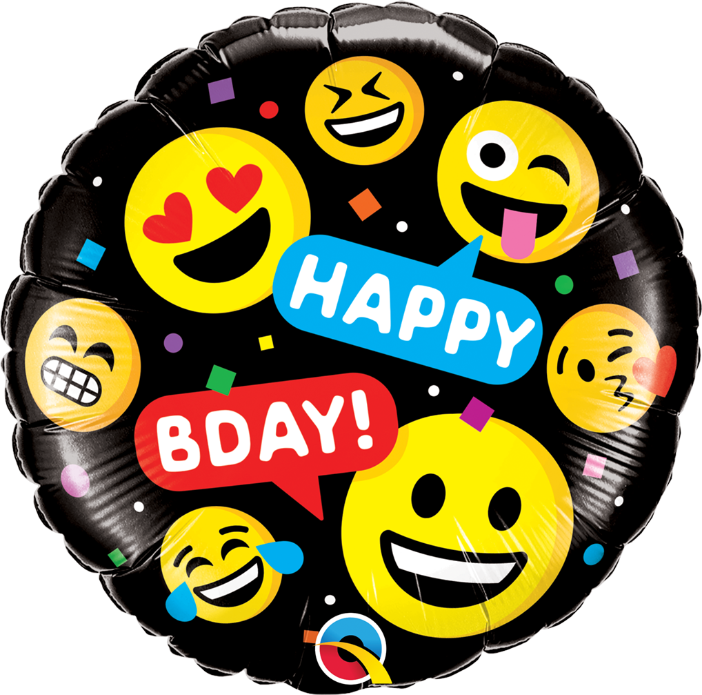 18" - Birthday! Smileys