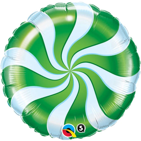 18" - Christmas Candy Swirl Green