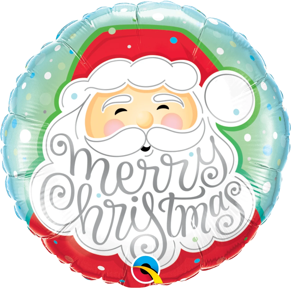 18" - Merry Christmas Santa