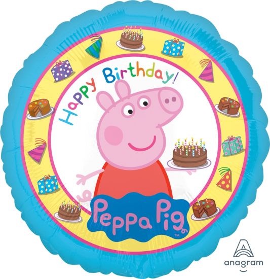 18" - Peppa Pig Happy Birthday