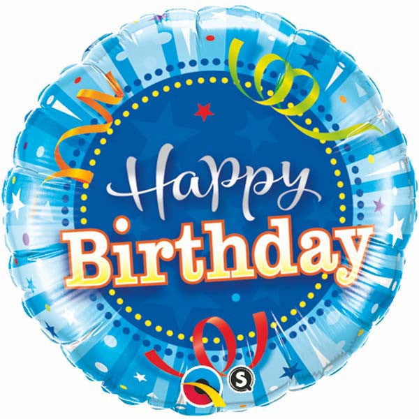 18" - Birthday Bright Blue