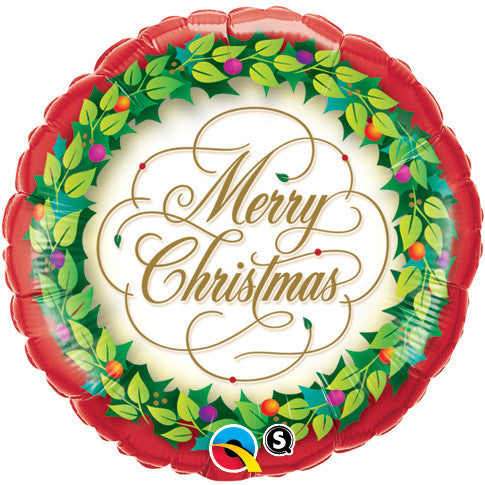 18" - Christmas Wreath & Berries