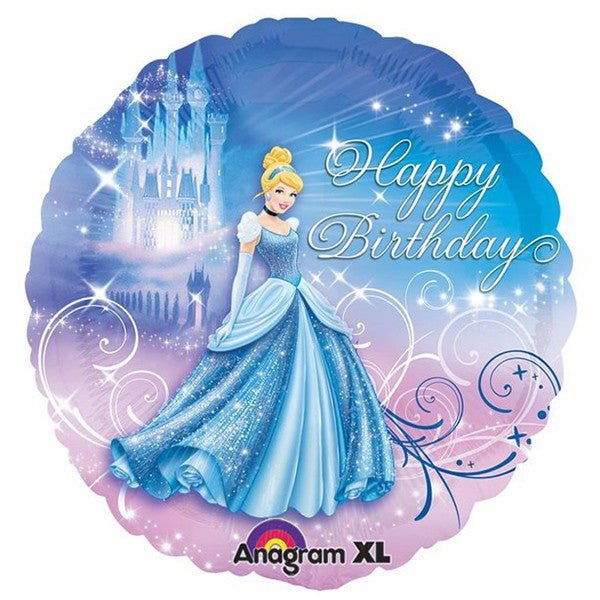 18" - Cinderella Happy Birthday