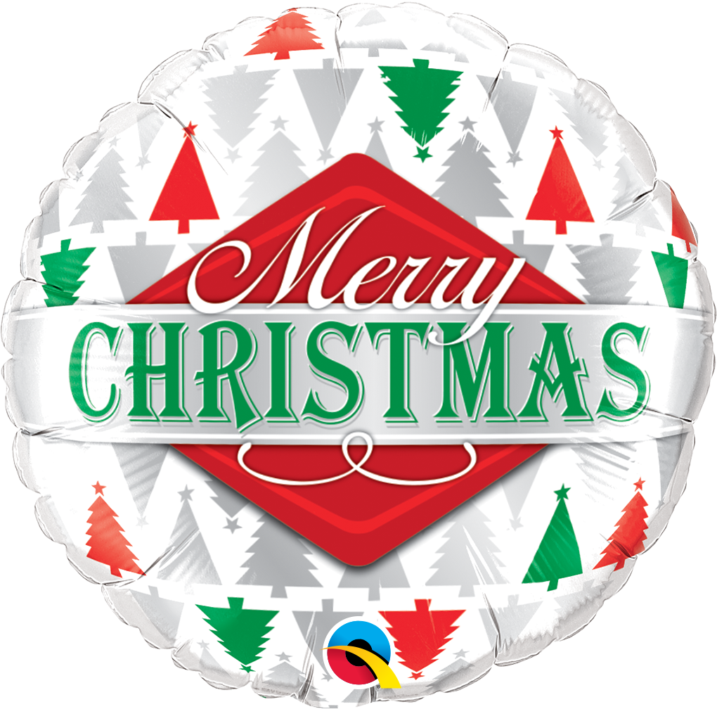 18" - Merry Christmas Tree Patterns