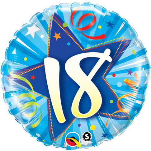 18" - 18 Shining Star Bright Blue