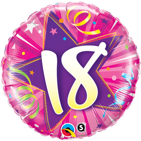 18" - 18 Shining Star Hot Pink