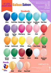 Plain 16" Latex Balloons
