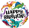 18" - Birthday Colorful Dinosaurs