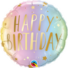 18" - Birthday Pastel Ombre & Stars
