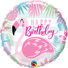 18" - Birthday Pink Flamingo