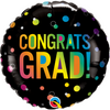 18" - Congrats Grad Ombre Dots