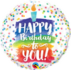 18" - Happy Birthday To You Rainbow Cake