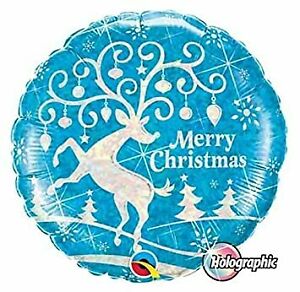 18" - Merry Christmas Holographic