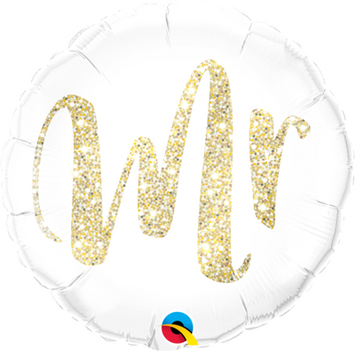 18" - Mr. Glitter Gold