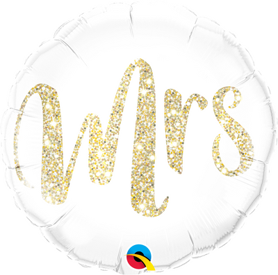 18" - Mrs. Glitter Gold
