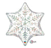 22" - Christmas Silver Snowflake