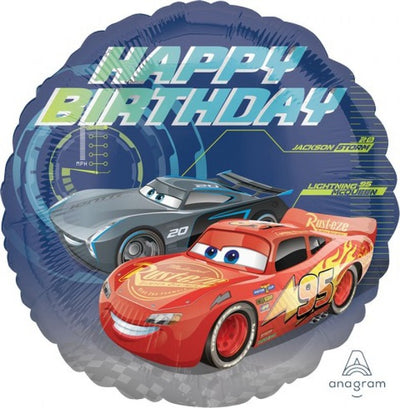 18" - Cars Happy Birthday