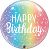 Bubble - Happy Birthday Ombre & Dots