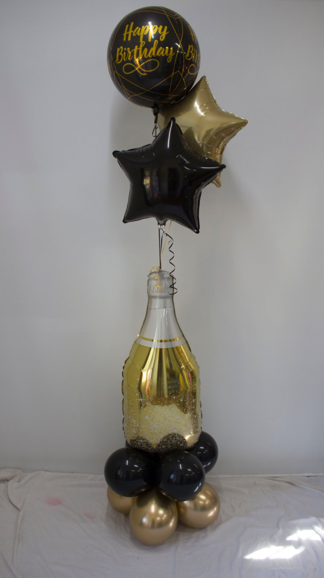 Fabulous Floor Bouquet - Champagne Gold