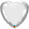 18" - Plain Chrome Heart