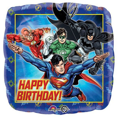 18" - Justice League Happy Birthday
