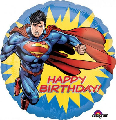 18" - Superman Happy Birthday