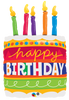 Supershape - Birthday Cake & Candles