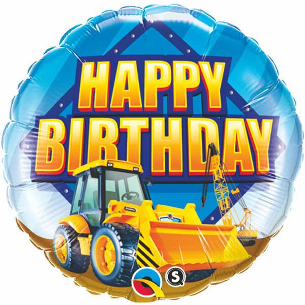 18" - Birthday Construction Zone