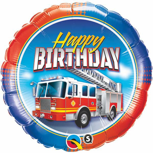 18" - Birthday Fire Truck