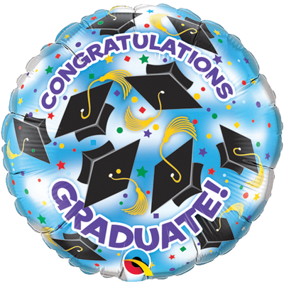 18" - Congratulations Graduate! Caps