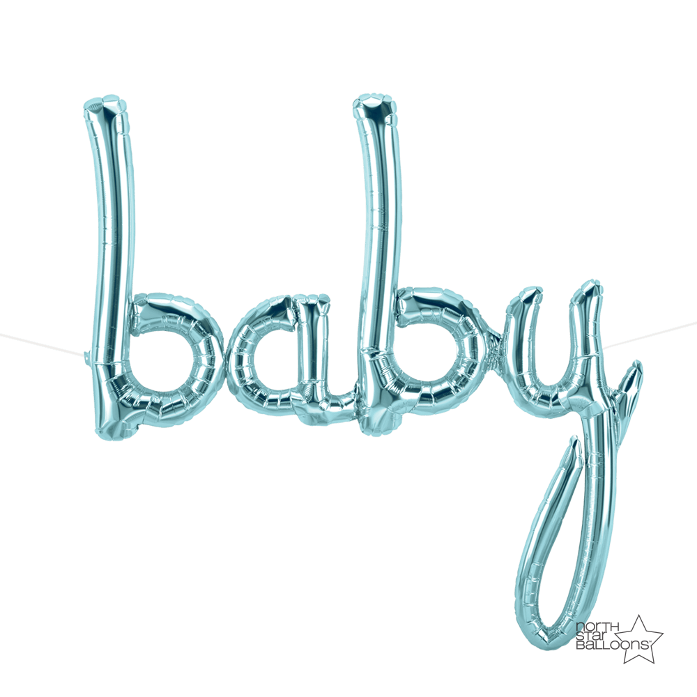 Script - Baby Pastel Blue Air Fill Only