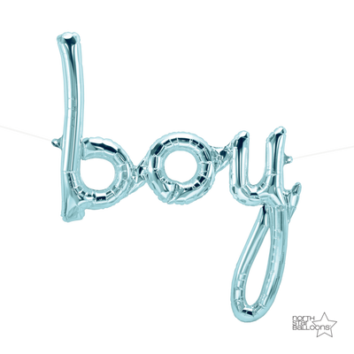 Script - Boy Pastel Blue Air Fill Only