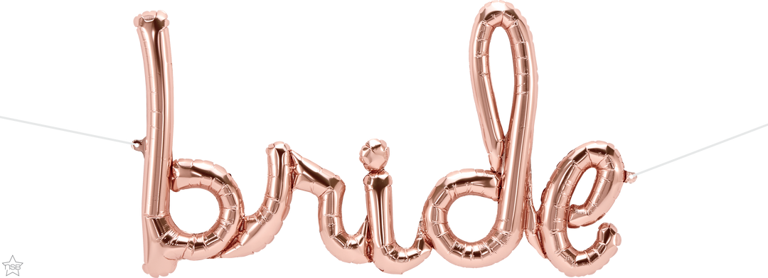Script - Bride Rose Gold Air Fill Only