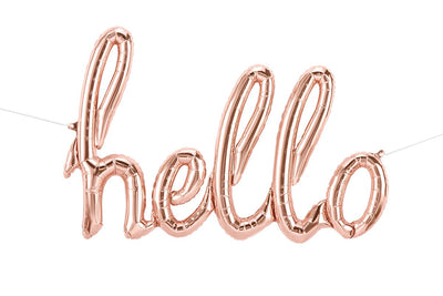Script - Hello Rose Gold Air Fill Only